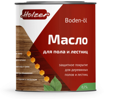 Holzer Boden-Öl шелковисто-матовое 2,5л., Масло с твердым воском